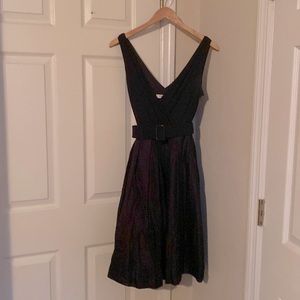 Evan Picone Black Dress with belt